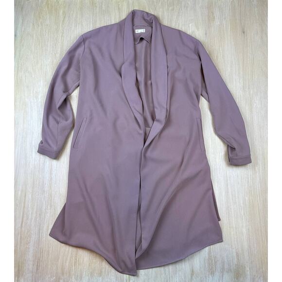 GXF by Gentle Fawn Open Front Duster Drape Chic Layering Cardigan Sweater Small - Picture 1 of 11
